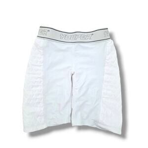Youper Women’s Padded Softball Sliding Shorts White Size Medium